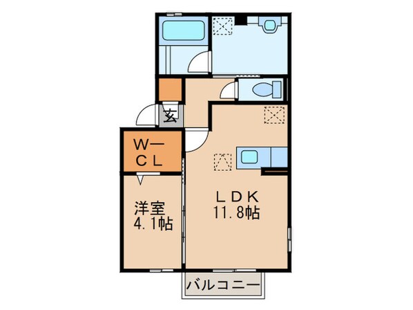 セジュール・ＡＮの物件間取画像